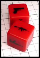 Dice : Dice - 6D - Firearms Dice by Lily - JA Collection Apr 2024